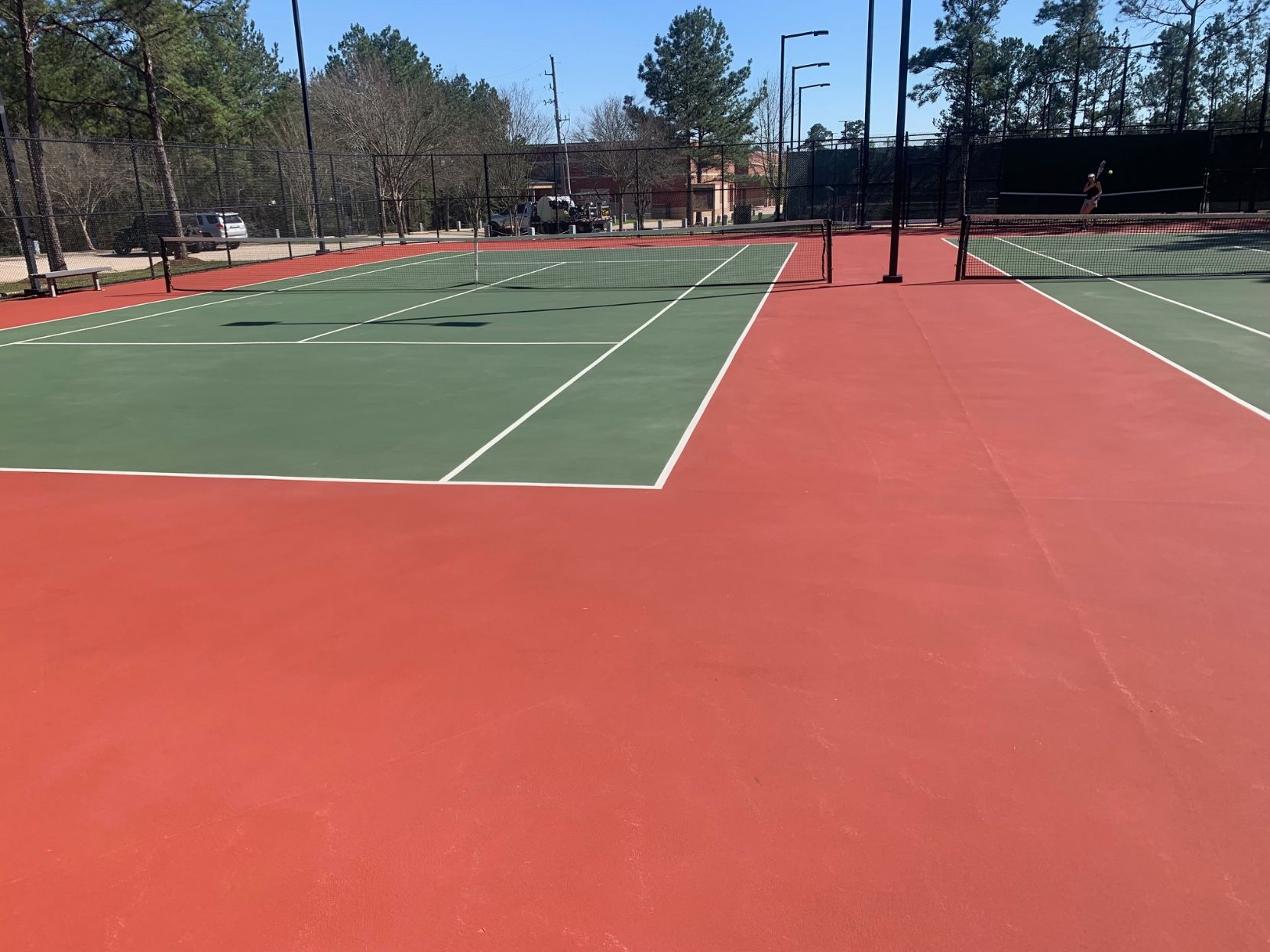 Woodland Tennis Court - After