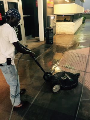 Manufacturing Facility Pressure Washing in Conroe, Texas